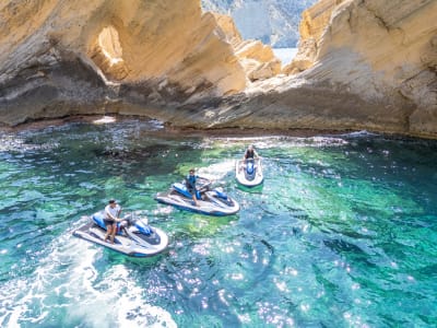 Jet-Ski-Ausflug von San Antoni de Portmany nach Atlantis, Ibiza