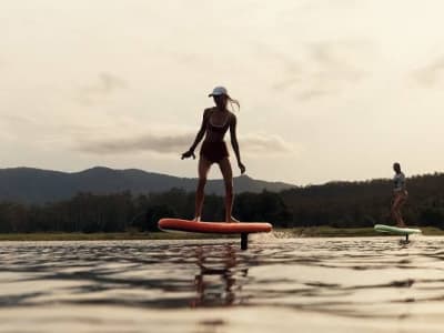 Sesión de e-Foil y snorkel en las islas de Lérins desde Cannes