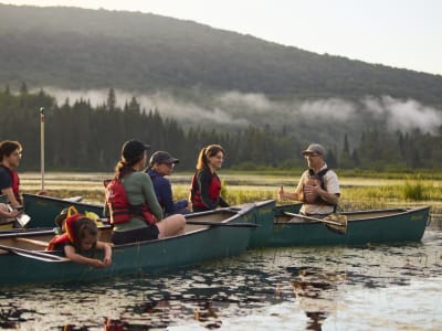 Guided Canoe Tour down the Diable River in Mont-Tremblant National Park