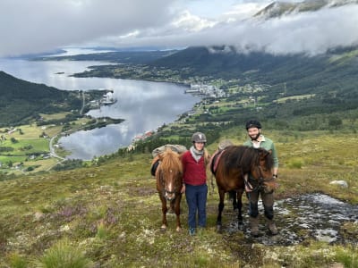 Horseback Riding Tour to Hesteskaret Mountain from Ørskogfjellet near Ålesund