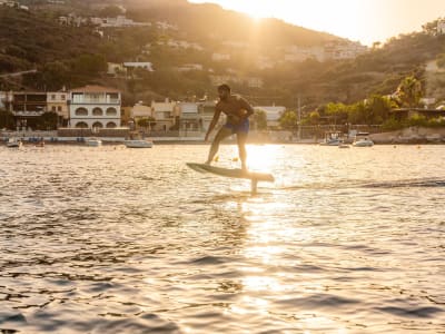 E-Foiling Erlebnis vom Ligaria Strand in Agia Pelagia bei Heraklion