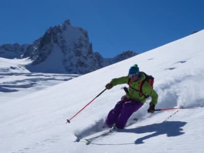 Backcountry skiing day trip in Vallée Blanche