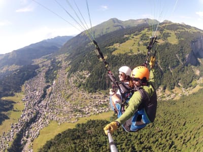 Tandemflug mit dem Gleitschirm in Morzine - Avoriaz