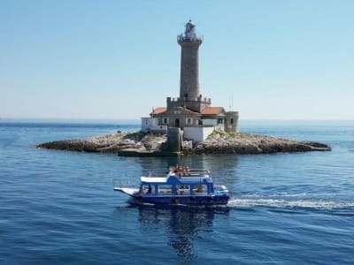 Private transparente Bootstour von Medulin zur Insel Levan, Istrien
