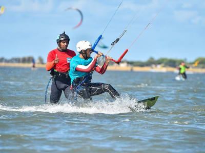 Kitesurfing Lesson in the Stagnone Lagoon in Marsala, near Trapani in Sicily