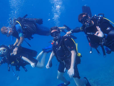 Formation de plongée PADI dans la Réserve Cousteau, Guadeloupe