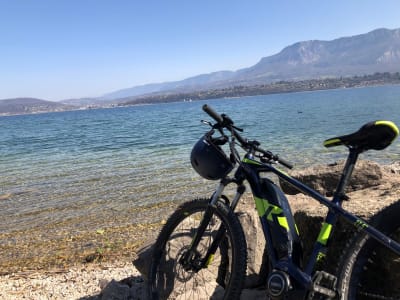 Balade en vélo électrique avec dégustation autour du Lac du Bourget