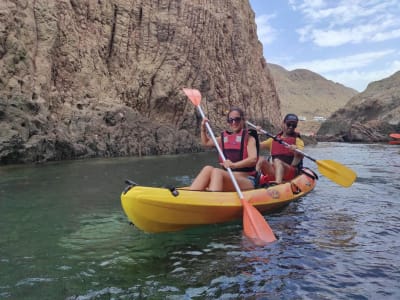 Guided Kayak Excursion from Las Negras to Cala del Cuervo in Cabo de Gata (Almería)