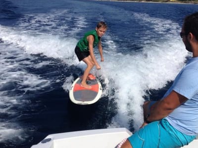 Leçon de Wakesurfing en Chalcidique