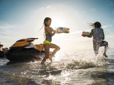 Jet ski excursion from Cala Bassa to Es Vedra, in Ibiza