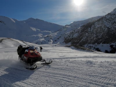 Excursión en moto de nieve en Cerler, Benasque