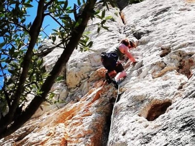 Rock Climbing in the Adour valley, near the Pic du Midi