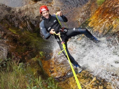 Canyoning excursion at Viboli Gorge in Picos de Europa