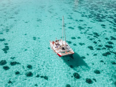 Katamaran-Ausflug mit Schnorcheln in der Lagune von Moorea