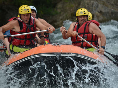 Rafting auf dem Fluss Esera in Huesca