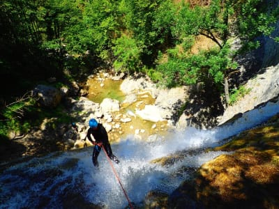 Lower part of the Ecouges canyon in Vercors, near Grenoble