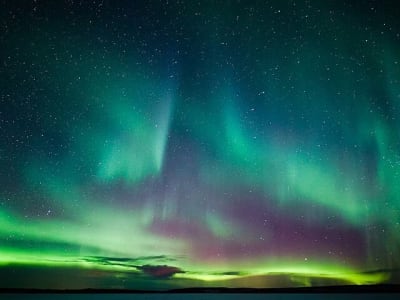 Expérience de barbecue nocturne sous les aurores boréales à partir de Rovaniemi