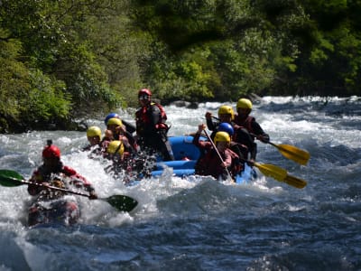 Descente en rafting de l’Isère, au départ de Centron