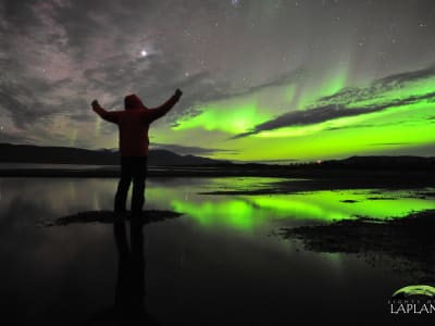 Chasse aux aurores d'automne dans le parc national d'Abisko