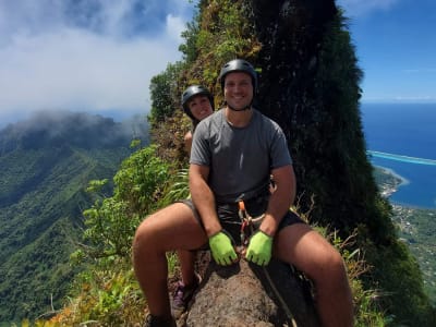 Geführte Wanderung zum Mont Mou'a puta, dem durchbohrten Berg, Moorea