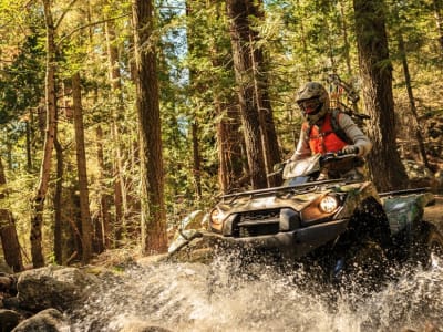 Excursión en quad por el Círculo Polar Ártico, cerca de Rovaniemi