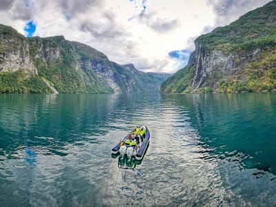 Excursion en semi-rigide dans le Geirangerfjord au départ de Geiranger