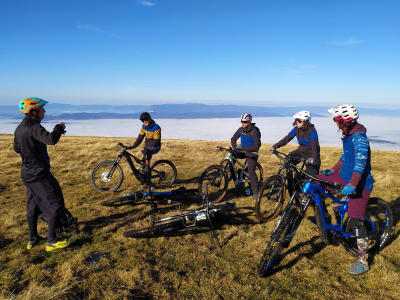 Elektrische Mountainbike-Schatzsuche in Le Grand-Bornand, Aravis Range