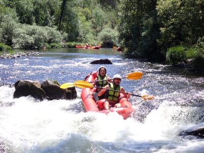Canotaje en el río Paiva en Arouca desde Areinho, cerca de Oporto