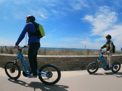 Fahrt mit einem geländegängigen Elektroroller in Erdeven, in der Nähe von Quiberon