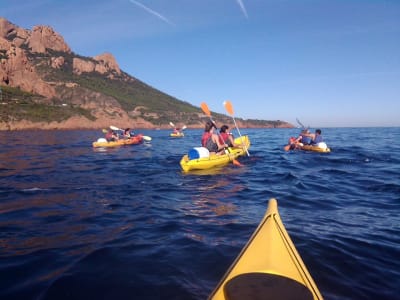 Sea Kayaking near Massif de l'Esterel, France