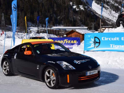 Curso de conducción sobre hielo en Tignes