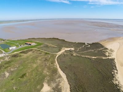 Vuelo en helicóptero sobre la isla de Oléron, cerca de La Rochelle