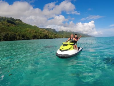 Excursiones en moto acuática en Mo'orea, Polinesia Francesa