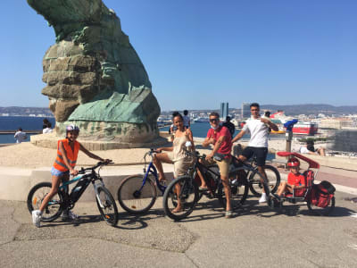 Balade guidée à vélo électrique à Marseille