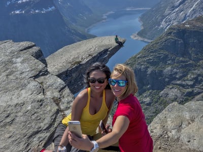 Summer and Fall Hiking Excursion to Trolltunga from Tyssedal