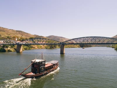 Rabelo-Bootsfahrt nach Tua von Pinhão, Douro-Tal