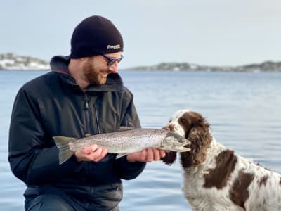 Excursion de pêche à la truite de mer au départ de Kristiansand 