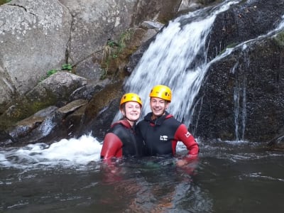 Descente du canyon de la Haute Besorgues en Ardèche