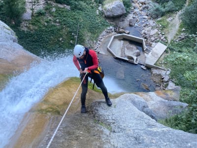 Stage de canyoning technique près de Grenoble dans le Vercors