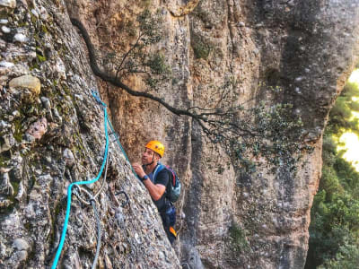 Via ferrata Canal de les Dames near Barcelona