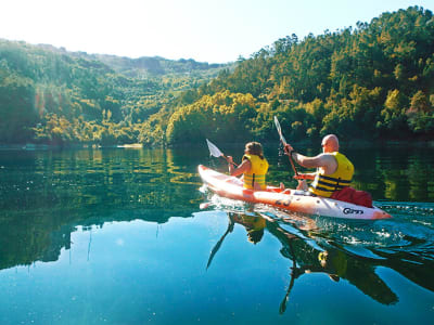 Kajakausflug im Peneda-Geres-Nationalpark, Portugal