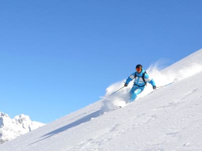 Freeride skiing and snowboarding in La Clusaz