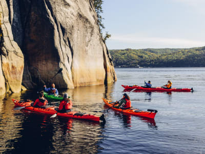 Balade en kayak de mer sur le Fjord du Saguenay depuis Saint-Etienne, Petit-Saguenay