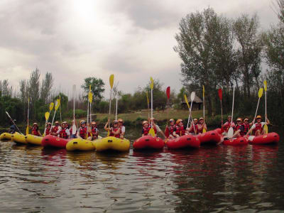 Whitewater rafting on the Vaal river near Johannesburg