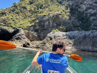 Excursión en kayak transparente en Taormina, Sicilia