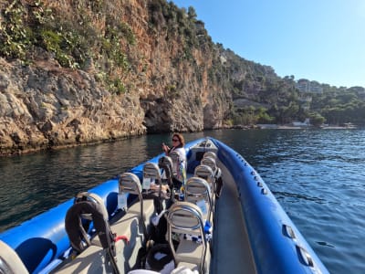 Bootsfahrt mit Halt in Villefranche ab Nizza