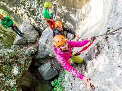 Klettersteig Rio Sallagoni in Arco, Gardasee