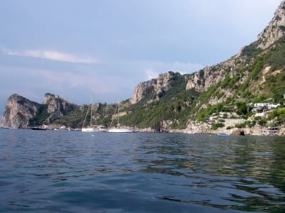 Excursión en remo desde Marina del Cantone, Sorrento