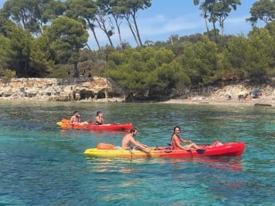 Location de kayak de mer aux îles de Lérins depuis Cannes