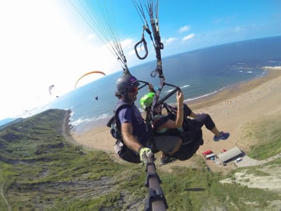 Vuelo en Parapente desde Sopelana, cerca de Bilbao